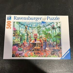 Ravensburger 500 piece puzzle - Greenhouse Morning